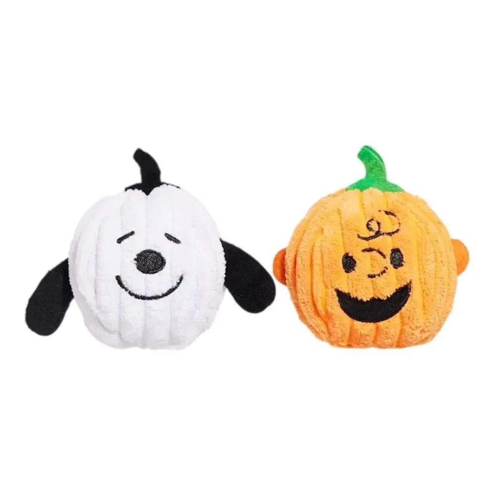 BARK Peanuts Pumpkin Heads Halloween Dog Toy